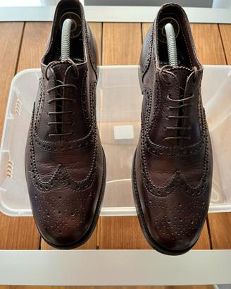 Santoni originali Oxford brouge fatte a mano