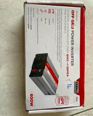 Inverter potenza soft start 13vcc  220vca