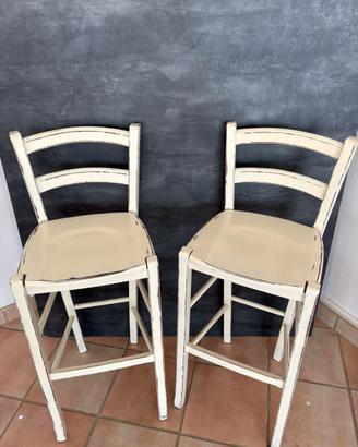 Coppia di sgabelli