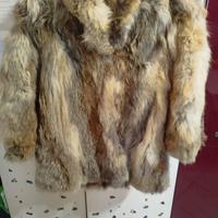 pelliccia di volpe argentata vintage