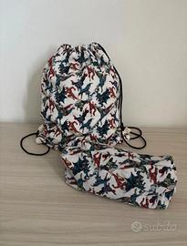 set zaino e astuccio