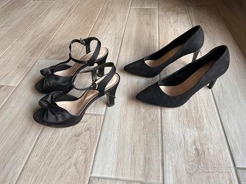 Sandali e Décolleté neri numero 39 tacco 9 cm