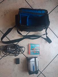 videocamera più proiettore diapositive