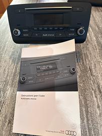 Autoradio Audi Chorus CD Audi A1 Testata +Libretto