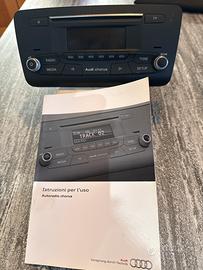 Autoradio Audi Chorus CD Audi A1 Testata +Libretto