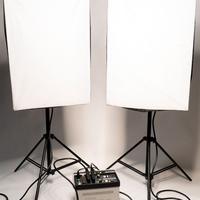 Studio luci flash Bowens generatore + torce