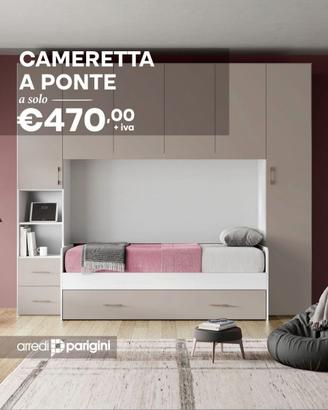 Cameretta a ponte-reti a doghe incluse- PROMO 025