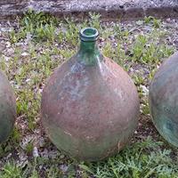 Damigiane vetro verde