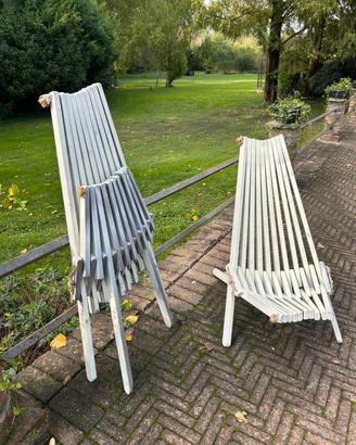 Sedie da giardino svedesi