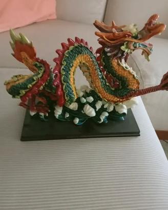 Statua drago cinese Feng Shui