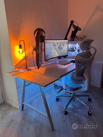 Scrivania da Gaming con Led
