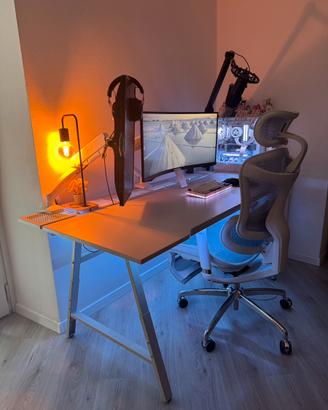 Scrivania da Gaming con Led