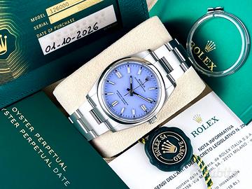 Rolex Oyster Perpetual 36mm Lavanda - Ottobre 2026