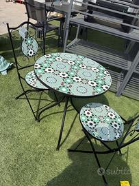 Set tavolo + sedie NIZZA