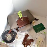 Longchamp Mini con tracolla Dove Grey