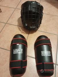 Casco e paratibie