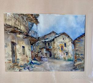 MARCO LATTES  Acquerello  50 x 36