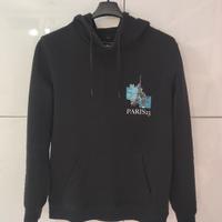 Mister Tee felpa pesante nera e blu