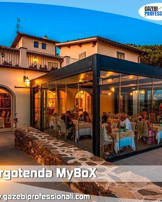 Pergotenda gazebo 3x3 giardino bar ristorante PVC