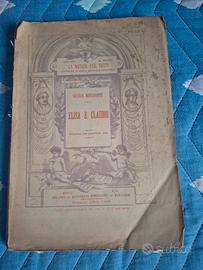libretto di musica  Elisa e Claudio