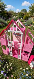 casa di Barbie Malibu a due piani+Barbie e altre s