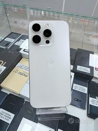Iphone 15 pro 128gb bianco garanzia 12 mesi