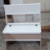 Panchina/Cassapanca/Contenitore in legno