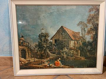 Quadro "Il Mulino di Charenton" – Stile Boucher