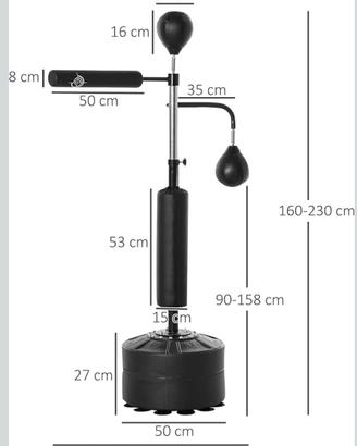 Pungiball con braccio rotante 360 gradi