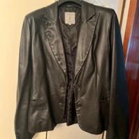 Giacca di pelle vera