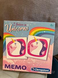 Memo clementoni Unicorni