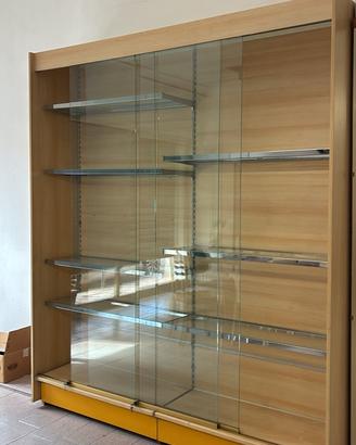 Espositore in legno/metallo da negozio