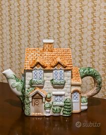 Teiera cottage Heritage Mint ceramica vintage