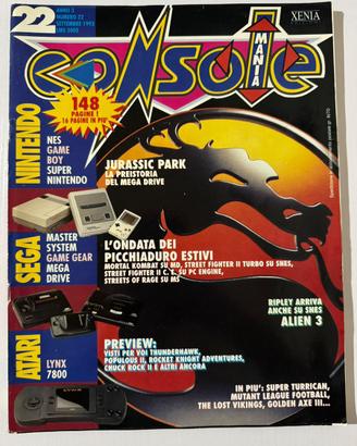 Console Mania n22 Settembre 1993 - Rivista Vintage
