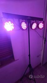 kit di illuminazione completo per serate musica