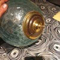 lampada a bolla in vetro soffiato
