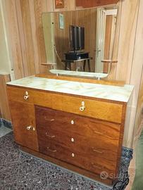 Comò / Cassettone Vintage Anni '30/'40 con Specchi