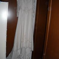 abito da sposa con swarovski taglia M/L