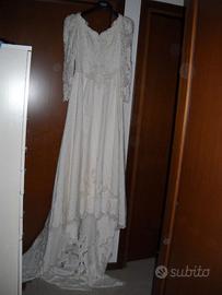 abito da sposa con swarovski taglia M/L