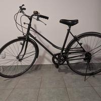 Bicicletta d'epoca da donna usata.