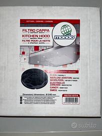 Filtro cappa aspirante  per cucina carboni attivi