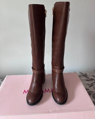 Stivale donna marrone 36 nuovi