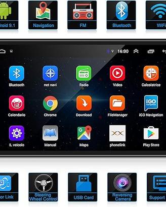 ANKEWAY Android Car Radio GPS Autoradio 2 DIN