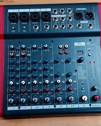 PROEL MQ10FX - Mixer 10 ch con effetti - PERFETTO