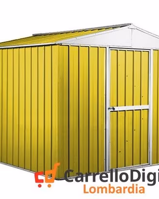 Box deposito porta attrezzi lamiera 276x260 giallo
