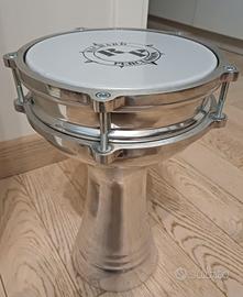 Tamburo darbuka in alluminio
