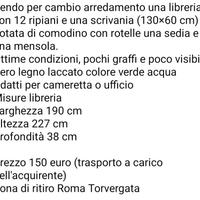 Libreria e scrivania