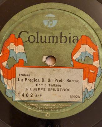 DISCO 78 GIRI Gius. Spilotros Predica prete barese
