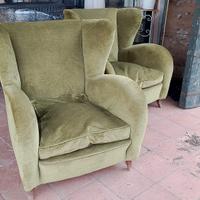 Poltrone vintage sane d'epoca 