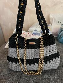 Borsa in fettuccia